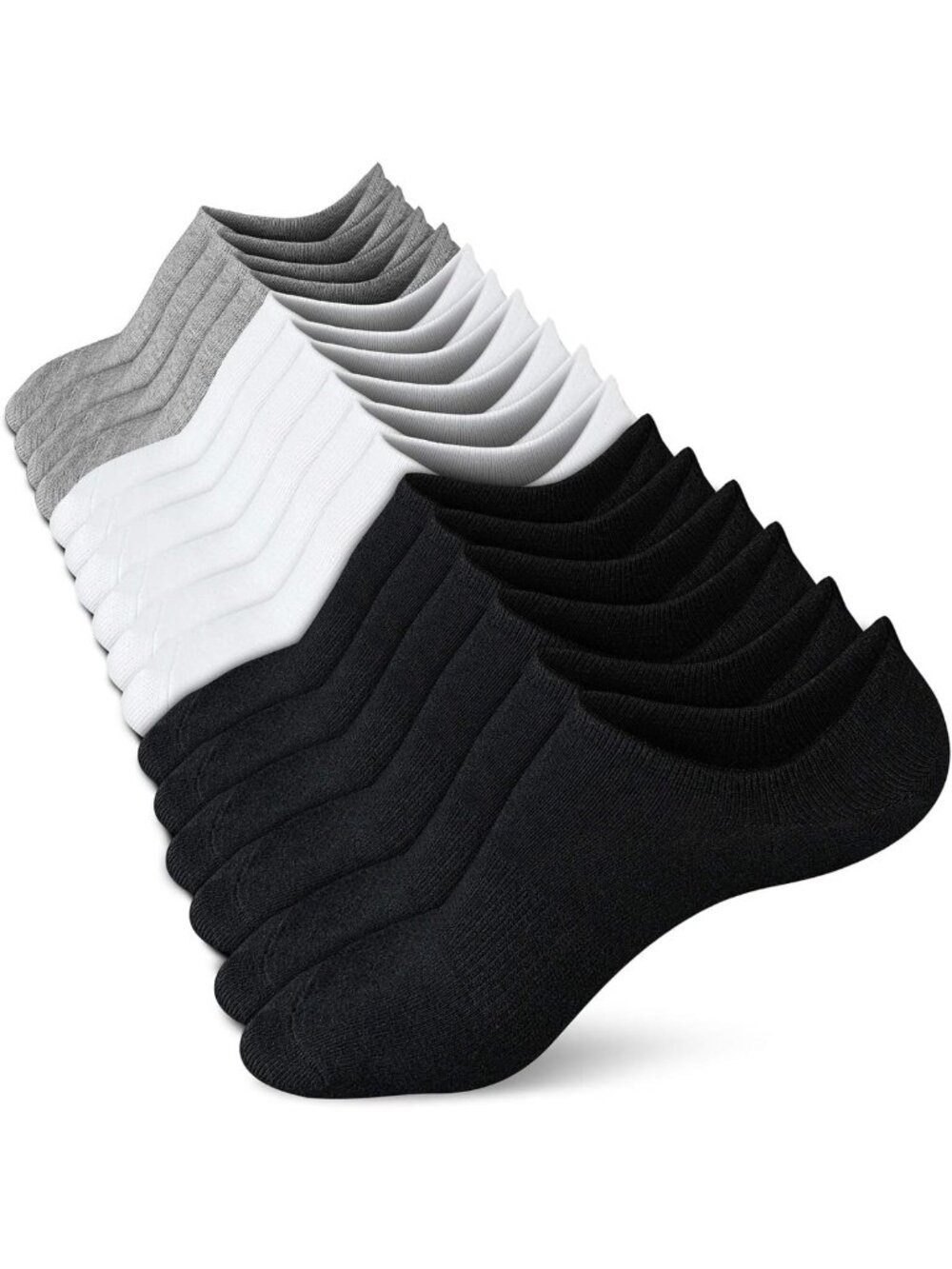 Non-Slip Low Cut No Show Socks for Women - 4/8 Pairs, Comfortable & Stylish